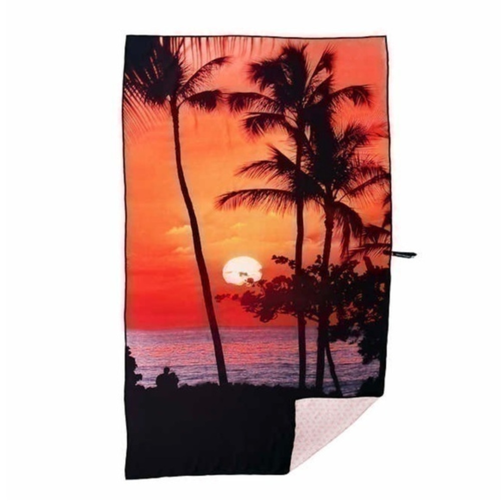 Whitley Willows Microfiber Printed Beach Towel - Sunset